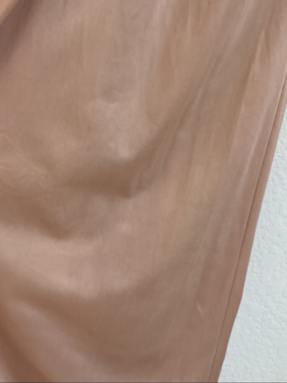 Vintage Texsheen Blush Lace-Trim Maxi Dress | small - Picture 11 of 16